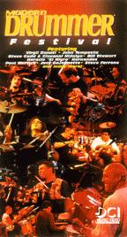 MODERN DRUMMER FESTIVAL HIGHLIG-VHS-P.O.P. cover